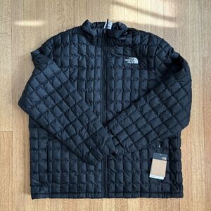 The North Face TNF Thermal Insulation Jacket Men Size 2XL Black Full Zip